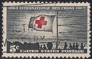 1239 5 cent International Red Cross VF used