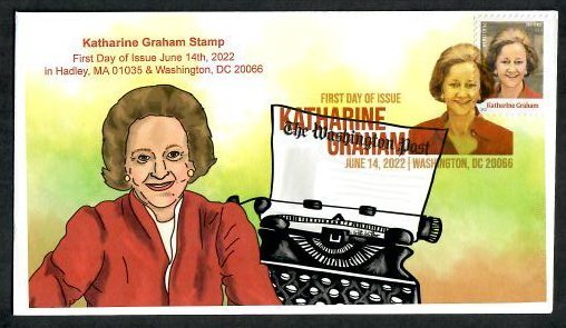 Scott # 5699 - FDC-DCP-78c (Forever 2 Oz.) Katharine Graham Single -Wally Jr