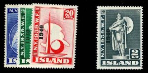 ICELAND 232-35  Mint (ID # 81587)
