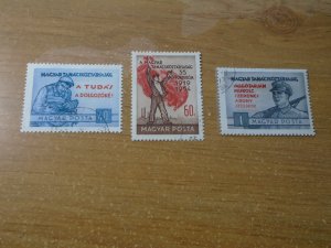 Hungary  #  1076-78  used