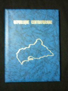 REPUBLIQUE CENTRAFRICAINE 1969 UPU DELEGATES PRESENTATION FOLDER