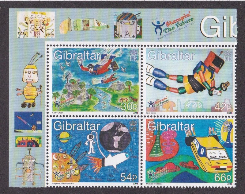 Gibraltar # 831a, Childrens Stamp Designs, NH, 1/2 Cat