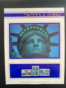 Statue Of Liberty 100th Anniversary Stamp Collector Panels