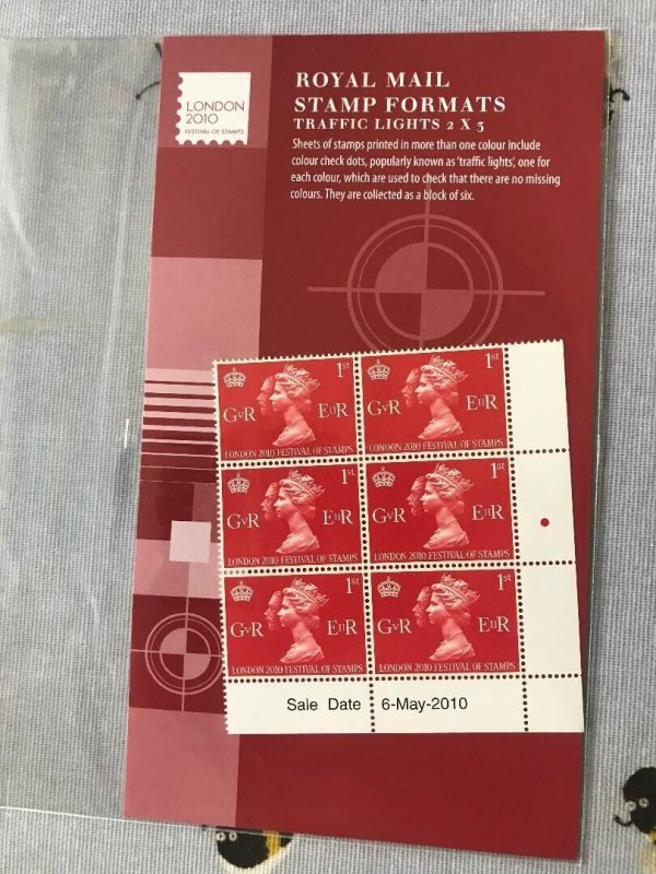 2010 Festival of Stamps GV Accession 1st Cylinder Block in Scarce Format Pack