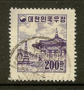 Korea, Scott #203E, 200h Pagoda Park Seoul, Used