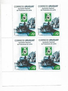 URUGUAY 2008 NATIONAL ASSOCIATION OF MILK PRODUCERS 75TH ANNIVERSARY BLOCK MNH