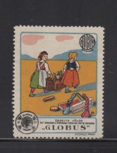 Czech Advertising Stamp - Globus Sewing Supplies