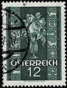 1937 Austria Scott Catalog Number 388 Used