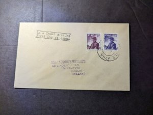 Ireland First Day Cover FDC Dublin Local Use Audrey Willits
