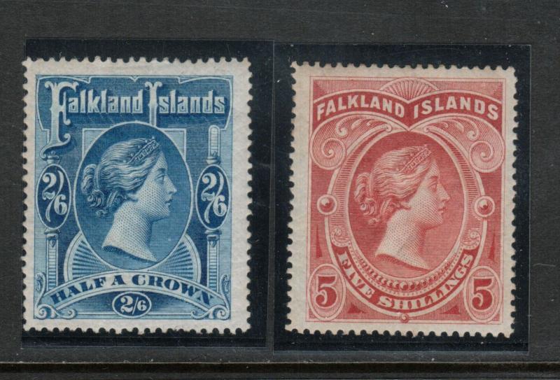 Falkland Islands #20 - #21 Very Fine Mint Original Gum Hinged