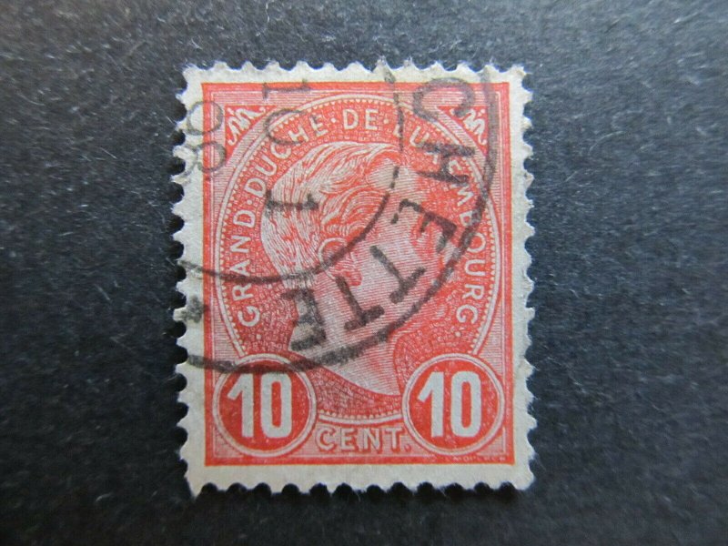 A4P26F31 Letzebuerg Luxembourg 1895 10c used