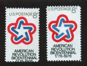 Scott #  1432  unused  OG MNH Perforation shift