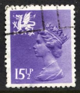 STAMP STATION PERTH Wales #WMH27 QEII Definitive Used 1971-1993