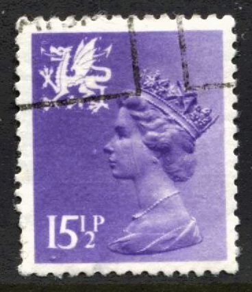 STAMP STATION PERTH Wales #WMH27 QEII Definitive Used 1971-1993