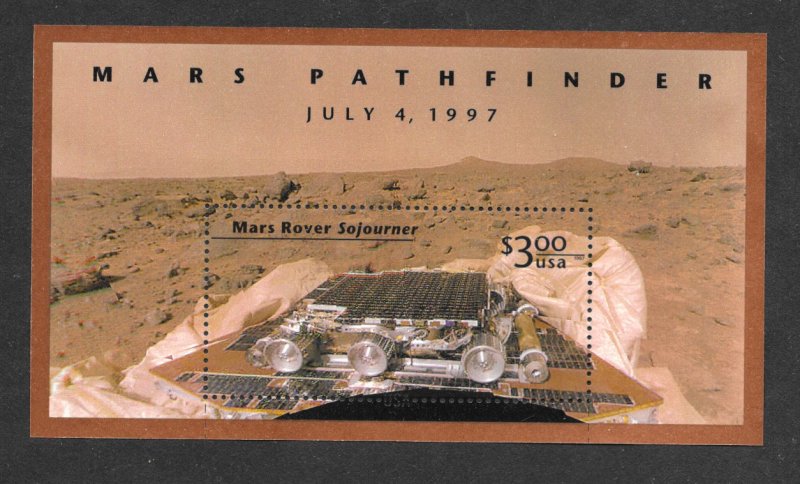 3178 MNH,  $3 Mars Pathfinder,   scv: $6,  FREE INSURED SHIPPING