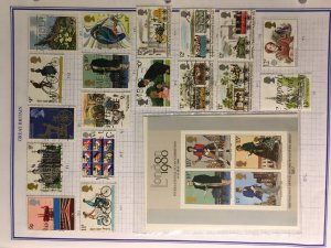 Collection of Great Britain stamps