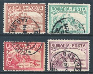 Romania #B9-12 Used Queen As War Nurse