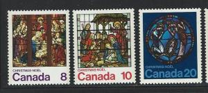 Canada MNH Scott cat.# 697 - 699