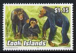 COOK ISLANDS - 1990 - Endangered, Chimpanzee - Perf 1v - Mint Never Hinged