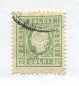 Austria Lombardy Venetia 1862 3 soldi used