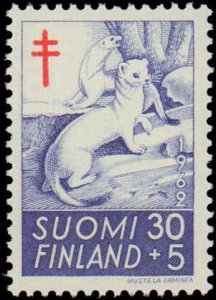 Finland #B163-B165, Complete Set(3), 1962, Animals, Never Hinged