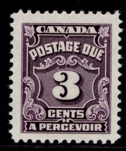 CANADA GV SG D20, 3c violet, NH MINT.
