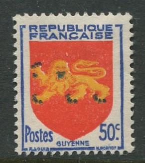 France - Scott 617 - General Definitive Issue -1949 - MNG -50c Stamp