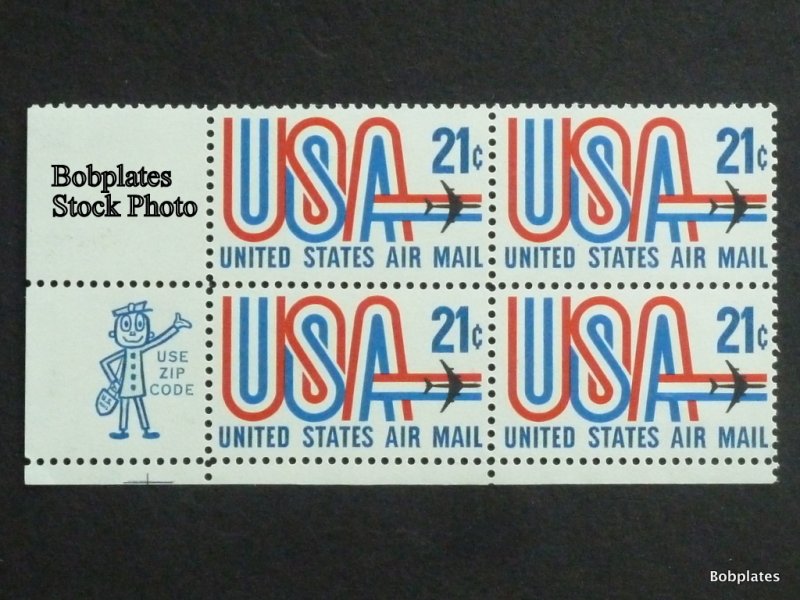 BOBPLATES #C81 Stylized USA  Zip Block F-VF MintNH ~See Details for Positions