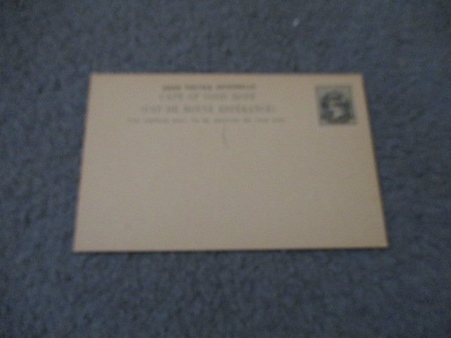 CAPE OF GOOD HOPE 1997 POSTAL CARD. MINT, ENTIRE, H&G #10a