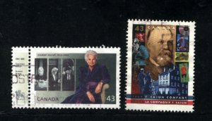 Canada #1509-10   -2    used VF 1994  PD