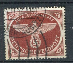 GERMANY; 1940s early Deutsche Feldpost issue fine used value