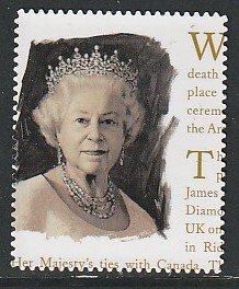 2013 Canada Sc 2644i - MNH VF - 1 single - QE II -60th anniversary of Coronation