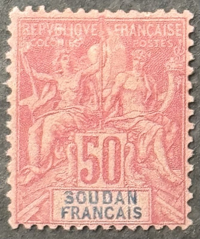 DP Stamps, French Sudan, 1894-1900, SC 16, Hinged, VF