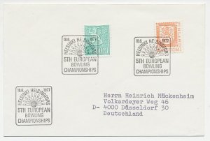 Cover / Postmark Finland 1977 Bowling - European Championships