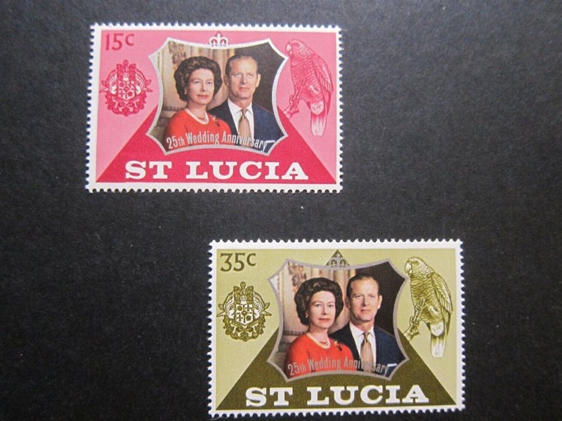 St Lucia 1972 Sc 228-229 set MH