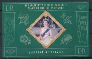 Gibraltar - MNH Sheet Queen Jubilee (2012)