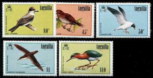 HERRICKSTAMP ANGUILLA Sc.# 631-32, 634-35, 639 Birds II Stamps Mint NH