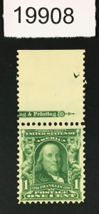 MOMEN: US STAMPS # 300 MINT OG NH VF POST OFFICE FRESH LOT #19908