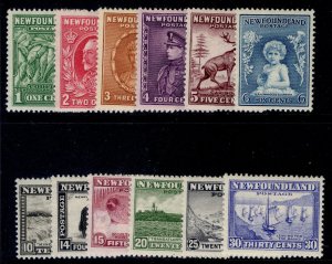 CANADA - Newfoundland GV SG209-220, 1932 PERF 13½ set, M MINT. Cat £85.