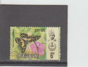 Perak  Scott#  149  Used  (1971 Lime Butterfly)
