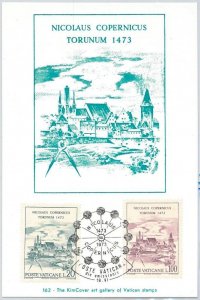 63847 - VATICAN - POSTAL HISTORY: MAXIMUM CARD 1973 - COPERNICUS Architecture-