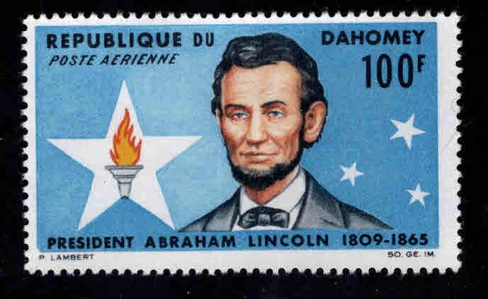 Dahomey Scott C30 MNH** Lincoln airmail stamp