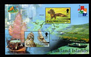 FALKLAND ISLANDS SGMS895 2001 HONG KONG 2001 USED