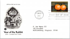 FDC 2011 SC #4492 Postal Soc Commemorative - Morrow GA - Single - J3069