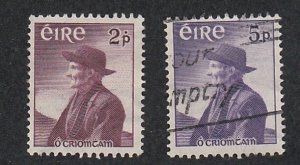 Ireland # 159-160, O'Crohan  - Author, Used, 1/2 Cat.