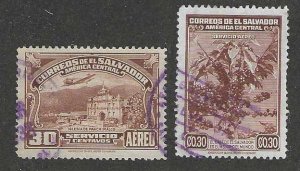 El Salvador C57,C76 Used SCV$.50