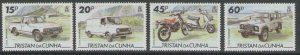 TRISTAN DA CUNHA SG576/9 1995 LOCAL TRANSPORT MNH