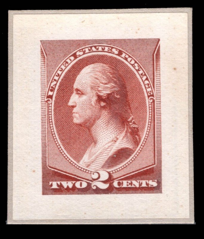 MOMEN: US STAMPS # 210P2 SMALL DIE PROOF ON WOVE $200 LOT #16388-34