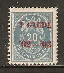 Iceland    #47  MLH  (1902)  c.v. $0.90