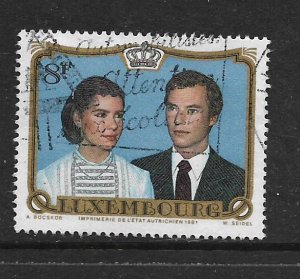 LUXEMBOURG, 662, USED, WEDDING OF PRINCE HENRI AND MARIA TERESA MESTRE